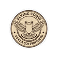 Flying Coquí Sticker — Vuela Con Proposito