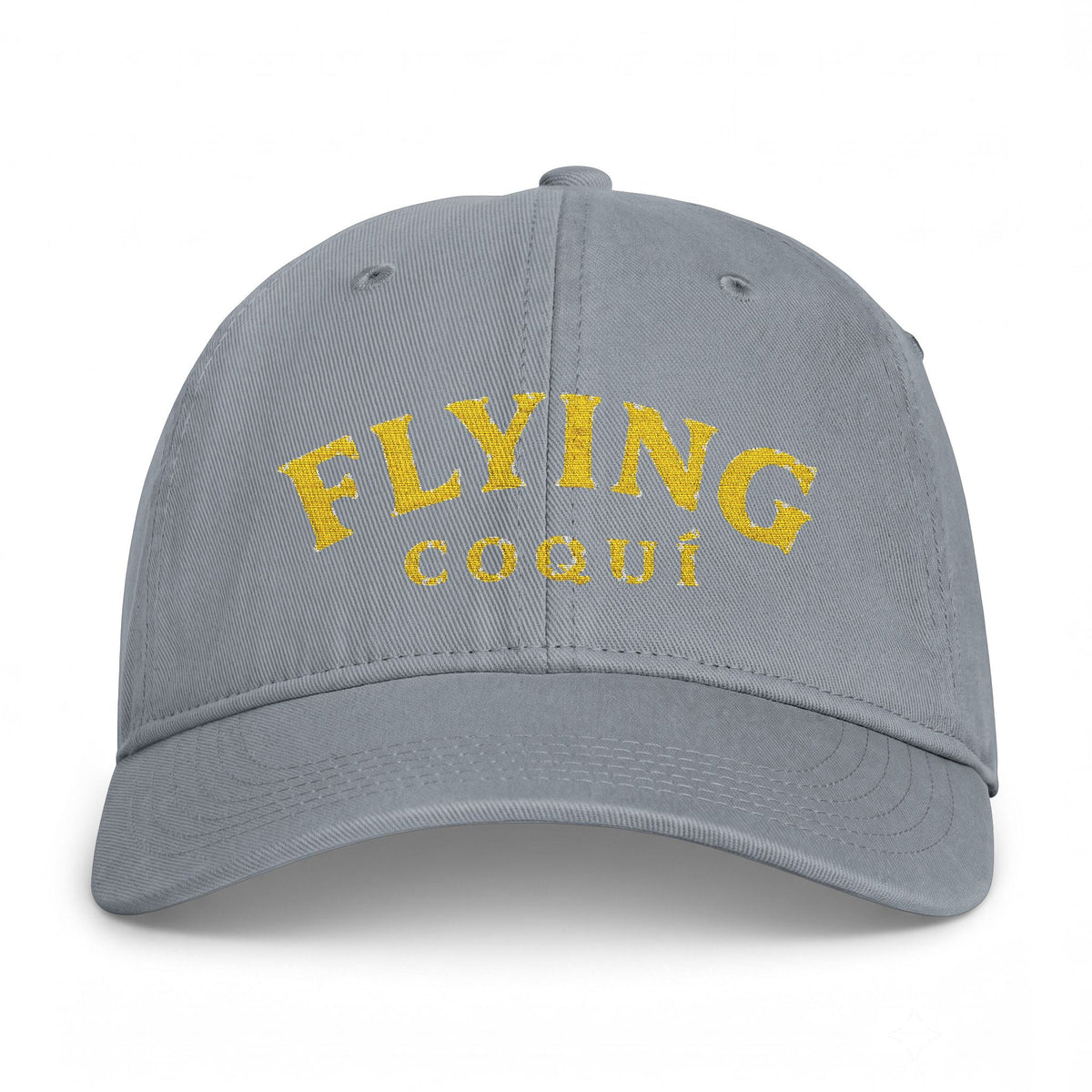 Flying Coqui Washed Cap — Vintage Coastal Dad Hat